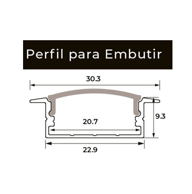 PERFIL BIOLUCCI PE-08 - 2M